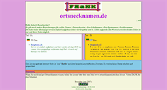 Desktop Screenshot of ortsnecknamen.de